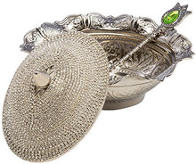 Load image into Gallery viewer, Swarovski Crystal Coated Handmade Brass Sugar Chocolate Candy Bowl - EK CHIC HOME