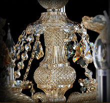 Load image into Gallery viewer, 15 Lights Crystals Chandelier  Color Cognac - EK CHIC HOME