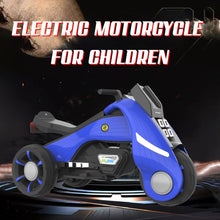 Load image into Gallery viewer, Ride-On Toy 6V/4.5Ah Front LED 3 Wheels Motorcycle Tricycle - EK CHIC HOME