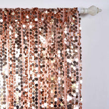 Load image into Gallery viewer, 52 x 108-Inch Sequin Curtains Drapes Panels Window Treatments - EK CHIC HOME