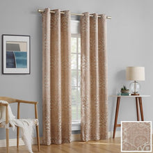 Load image into Gallery viewer, 2-pack Cora Medallion Jacquard Blackout  Curtain Panel Pair - EK CHIC HOME