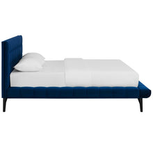 Load image into Gallery viewer, Biscuit Tufted Queen Upholstered Platform Bed - EK CHIC HOME