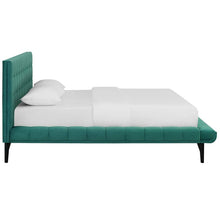 Load image into Gallery viewer, Biscuit Tufted Queen Upholstered Platform Bed - EK CHIC HOME