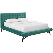 Load image into Gallery viewer, Biscuit Tufted Queen Upholstered Platform Bed - EK CHIC HOME