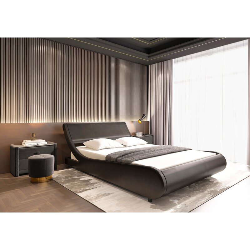 Karr upholstered store platform bed