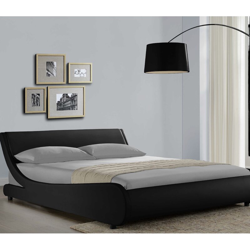 Karr upholstered low deals profile platform bed
