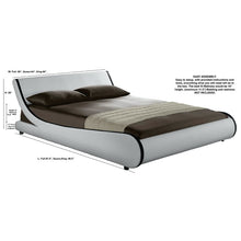 Load image into Gallery viewer, SILVER Upholstered Low Profile Platform Bed - EK CHIC HOME