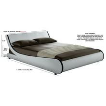 Load image into Gallery viewer, SILVER Upholstered Low Profile Platform Bed - EK CHIC HOME