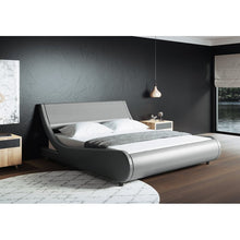 Load image into Gallery viewer, SILVER Upholstered Low Profile Platform Bed - EK CHIC HOME