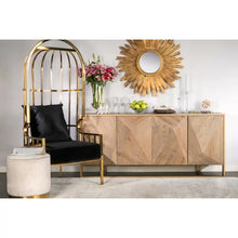 Load image into Gallery viewer, EK CHIC HOME 30.5'' Wide Velvet Balloon Chair