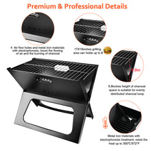 Load image into Gallery viewer, Portable Charcoal BBQ Grill - EK CHIC HOME