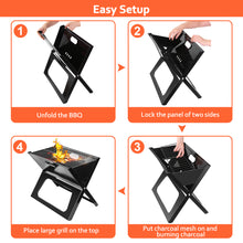 Load image into Gallery viewer, Portable Charcoal BBQ Grill - EK CHIC HOME