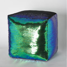 Load image into Gallery viewer, Reversible Sequin Pouf- Gold - EK CHIC HOME