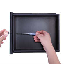 Load image into Gallery viewer, Set of 2 Mirrored Nightstand 2 Drawer Crystal Accent Silver Side Table - EK CHIC HOME