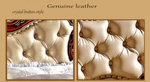 Load image into Gallery viewer, French Modern Luxurious Carved Solid Wood   1.8 m Bed - EK CHIC HOME