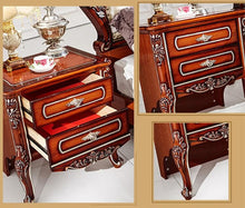 Load image into Gallery viewer, French Modern Luxurious Carved Solid Wood   1.8 m Bed - EK CHIC HOME