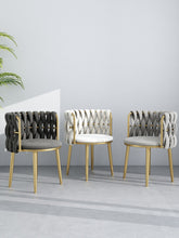 Load image into Gallery viewer, LUXURY Nordic Design Backrest Dining Chair - EK CHIC HOME