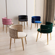 Load image into Gallery viewer, LUXURY Nordic Design Backrest Dining Chair - EK CHIC HOME