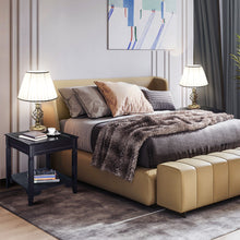 Load image into Gallery viewer, Set of 2 13" Antique Brass Bedside Table Lamp w/ LED Bulb Office Bedroom Light - EK CHIC HOME