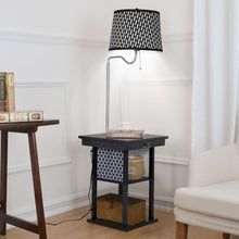 Load image into Gallery viewer, Living Room Floor Lamp with Shade 2 USB Ports - EK CHIC HOME