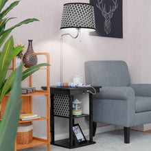 Load image into Gallery viewer, Living Room Floor Lamp with Shade 2 USB Ports - EK CHIC HOME
