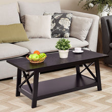 Load image into Gallery viewer, Durable Rectangular Coffee Table with Storage Shelf - EK CHIC HOME