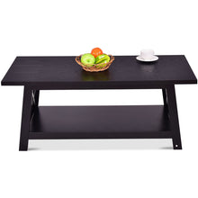 Load image into Gallery viewer, Durable Rectangular Coffee Table with Storage Shelf - EK CHIC HOME