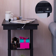 Load image into Gallery viewer, Table Swing Arm Floor Lamp with Shade 2 USB Ports - EK CHIC HOME