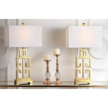 Load image into Gallery viewer, Antique Gold with Off-White Shade, Set of 2 - EK CHIC HOME