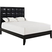 Load image into Gallery viewer, 2-Piece Queen Bed and Nightstand Set in Black - EK CHIC HOME