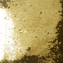 Load image into Gallery viewer, Reversible Sequin Pouf- Gold - EK CHIC HOME