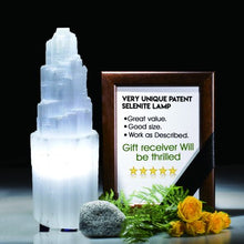 Load image into Gallery viewer, Natural Selenite Lamp (5-7 lbs), 100% Untreated Selenite Crystal - EK CHIC HOME