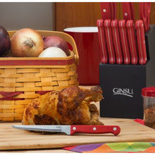 Load image into Gallery viewer, 14-Piece Stainless Steel Serrated Knife Set - EK CHIC HOME