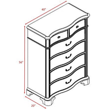 Load image into Gallery viewer, Tomlyn Queen Storage 6PC Bedroom Set - EK CHIC HOME