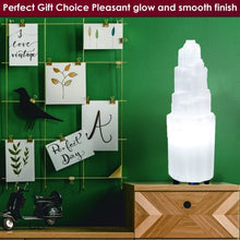 Load image into Gallery viewer, Natural Selenite Lamp (5-7 lbs), 100% Untreated Selenite Crystal - EK CHIC HOME