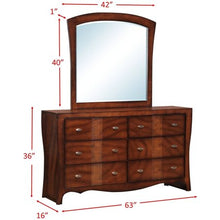 Load image into Gallery viewer, Jansen Queen Panel 6PC Bedroom Set - EK CHIC HOME
