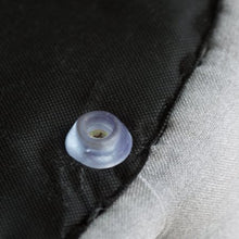 Load image into Gallery viewer, Round Tufted Ottoman - Grey - EK CHIC HOME