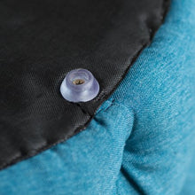 Load image into Gallery viewer, Round Tufted Ottoman - Teal - EK CHIC HOME