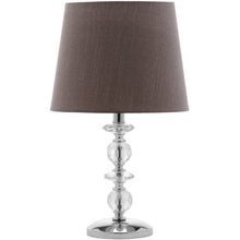Load image into Gallery viewer, Derry Stacked Crystal Orb Lamp with CFL Bulb, Multiple Colors, Set of 2 - EK CHIC HOME