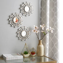Load image into Gallery viewer, 3 Pack Wavy Decorative 10" Round Mirrors - EK CHIC HOME