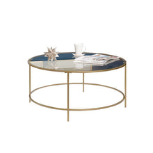 Load image into Gallery viewer, 3 Piece Coffee Table Set with Coffee Table and Set of 2 End Table in Satin Gold - EK CHIC HOME