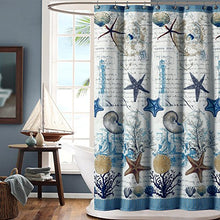 Load image into Gallery viewer, Madamoiselle Seashell Shower Curtain,Waterproof Polyester Fabric - EK CHIC HOME
