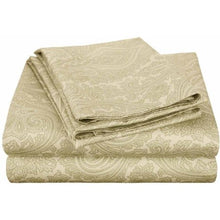 Load image into Gallery viewer, 600 Thread Count Wrinkle-Resistant Luxury Cotton Italian Paisley Sheet Set - EK CHIC HOME