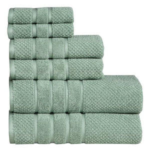 Luxury 100% Cotton 6-Piece Towel Set - EK CHIC HOME