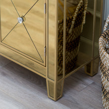 Load image into Gallery viewer, Mirage Gold Mirrored Chest - EK CHIC HOME