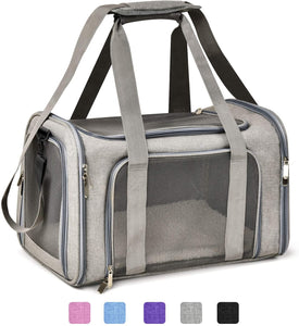 Airline Approved Large Soft-Sided Collapsible Pet Travel Carrier - EK CHIC HOME