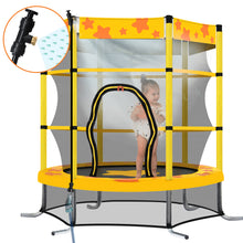 Load image into Gallery viewer, 55 Inch Kids Trampoline with Safety Enclosure Net - EK CHIC HOME