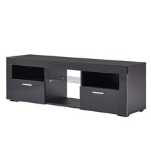 Load image into Gallery viewer, Black Morden TV Stand with LED Lights - EK CHIC HOME