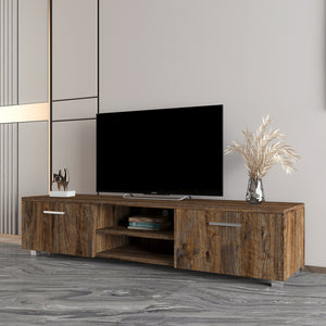 Farmhouse Design TV Stand for Living Room - EK CHIC HOME
