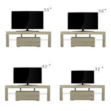 Load image into Gallery viewer, TV Stand with LED RGB Lights,/Gaming Consoles - in Lounge Room - EK CHIC HOME